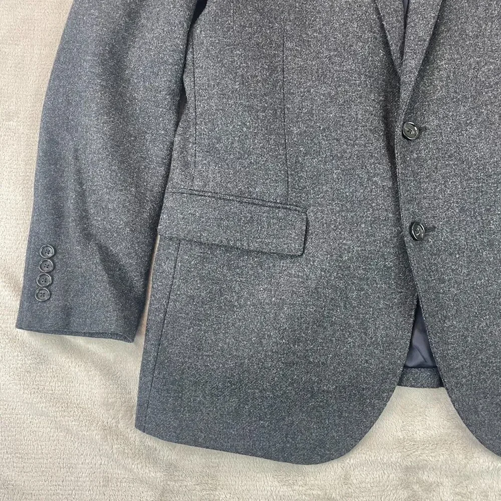 J. Crew Ludlow Sport Coat Jacket 42L‎ Gray 100% Wool Yorkshire Moon Tweed